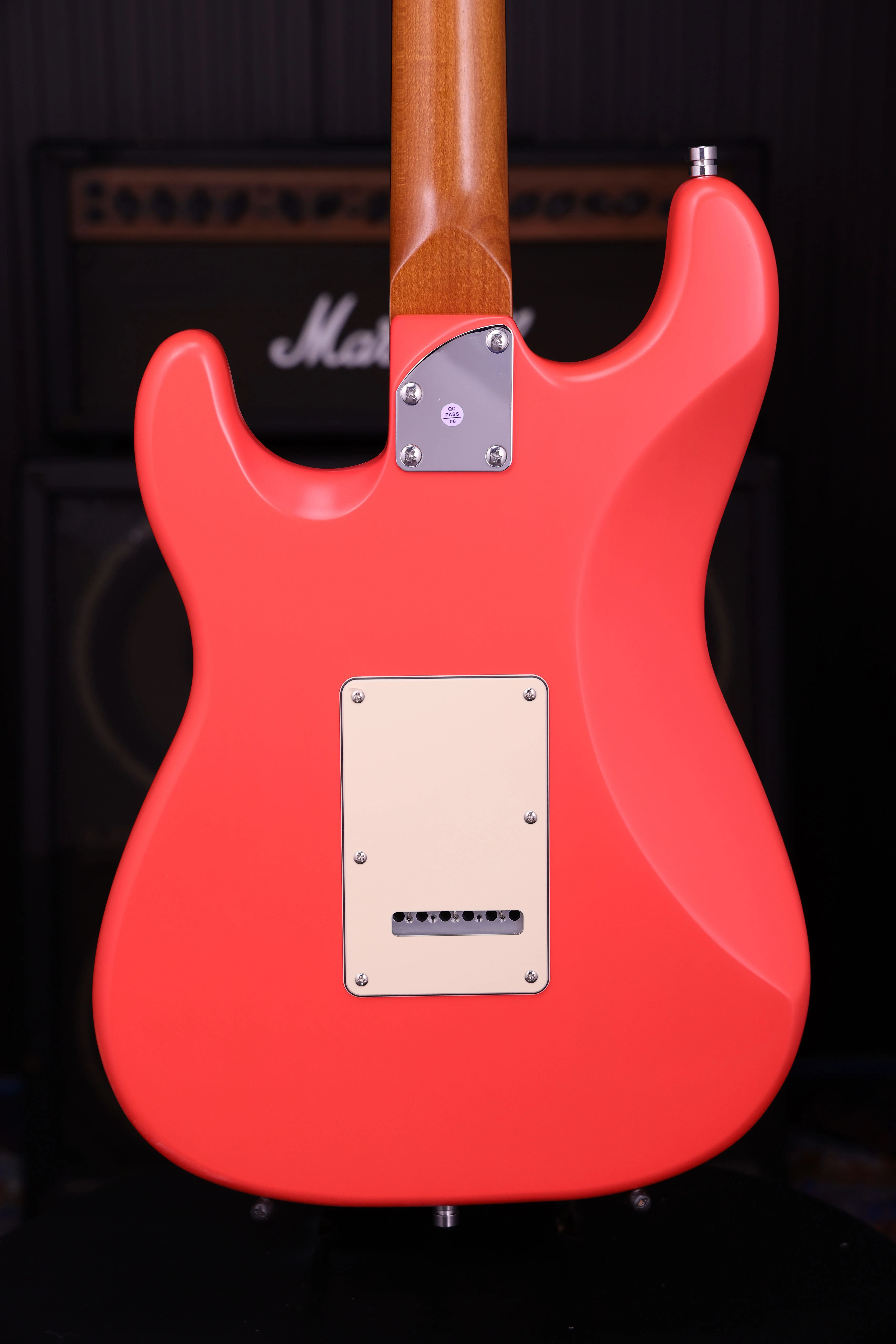PS-3 Fiesta Red SSS ST-Style E-Gitarre